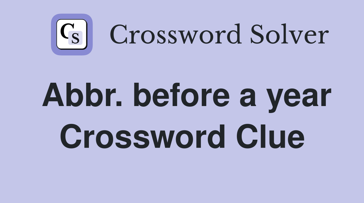 tour group abbr crossword clue